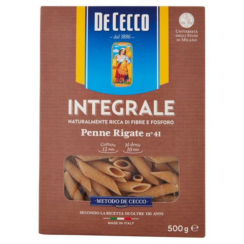 DE CECCO 41 PENNE RIGATE INTEGRALE